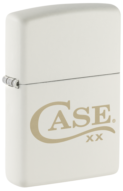 Zippo® Case Logo White Matte Lighter