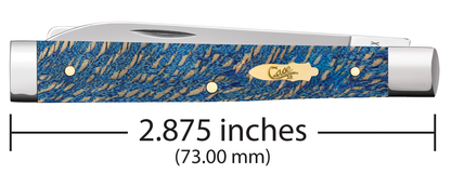 Smooth Blue Sycamore Wood Baby Doc