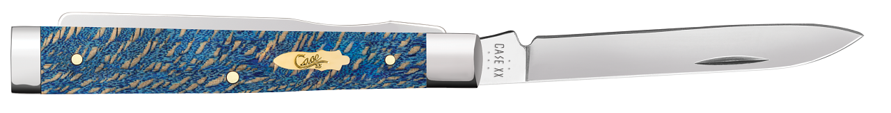 Smooth Blue Sycamore Wood Baby Doc