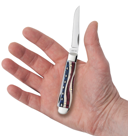 Star Spangled Banner Natural Bone Mini Trapper