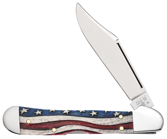 Star Spangled Banner Natural Bone Mini Copperlock