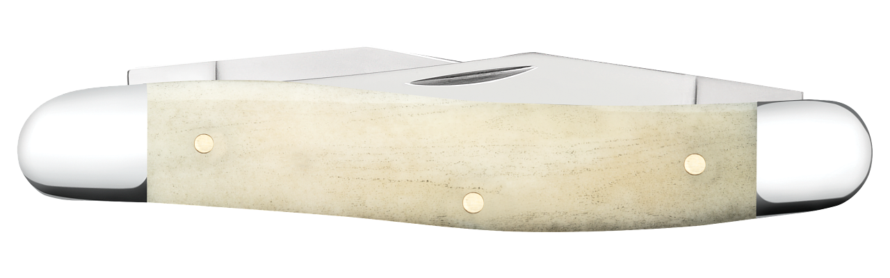 Star Spangled Red & Blue Natural Bone Muskrat