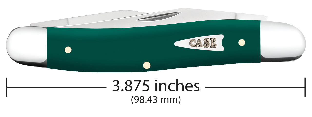 Case XX™ Muskrat Spruce Green Synthetic 64533 Stainless Pocket Knife