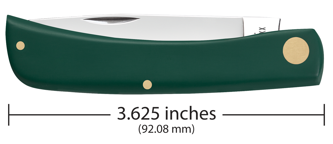 Case XX™ Sod Buster Jr Spruce Green Synthetic 64536 Stainless Pocket Knife