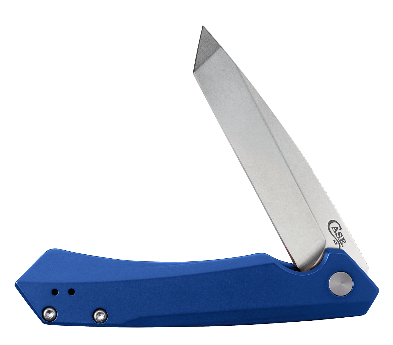 Blue Anodized Aluminum Kinzua Tanto