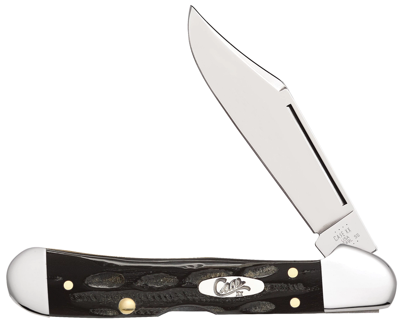 Jigged Buffalo Horn Mini CopperLock®