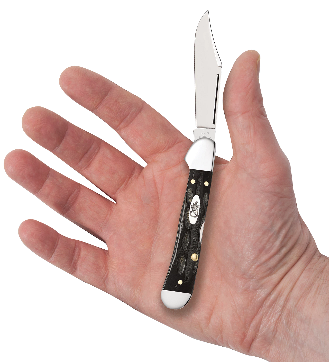 Jigged Buffalo Horn Mini CopperLock®