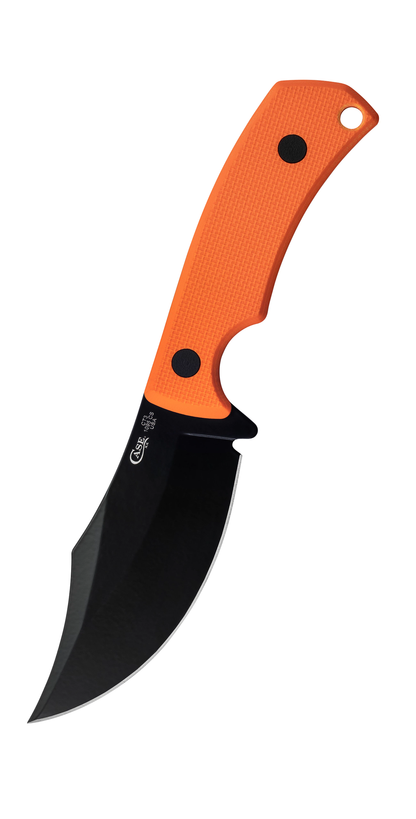G-10 Hunter Orange Textured Fixed Blade w/Sheath