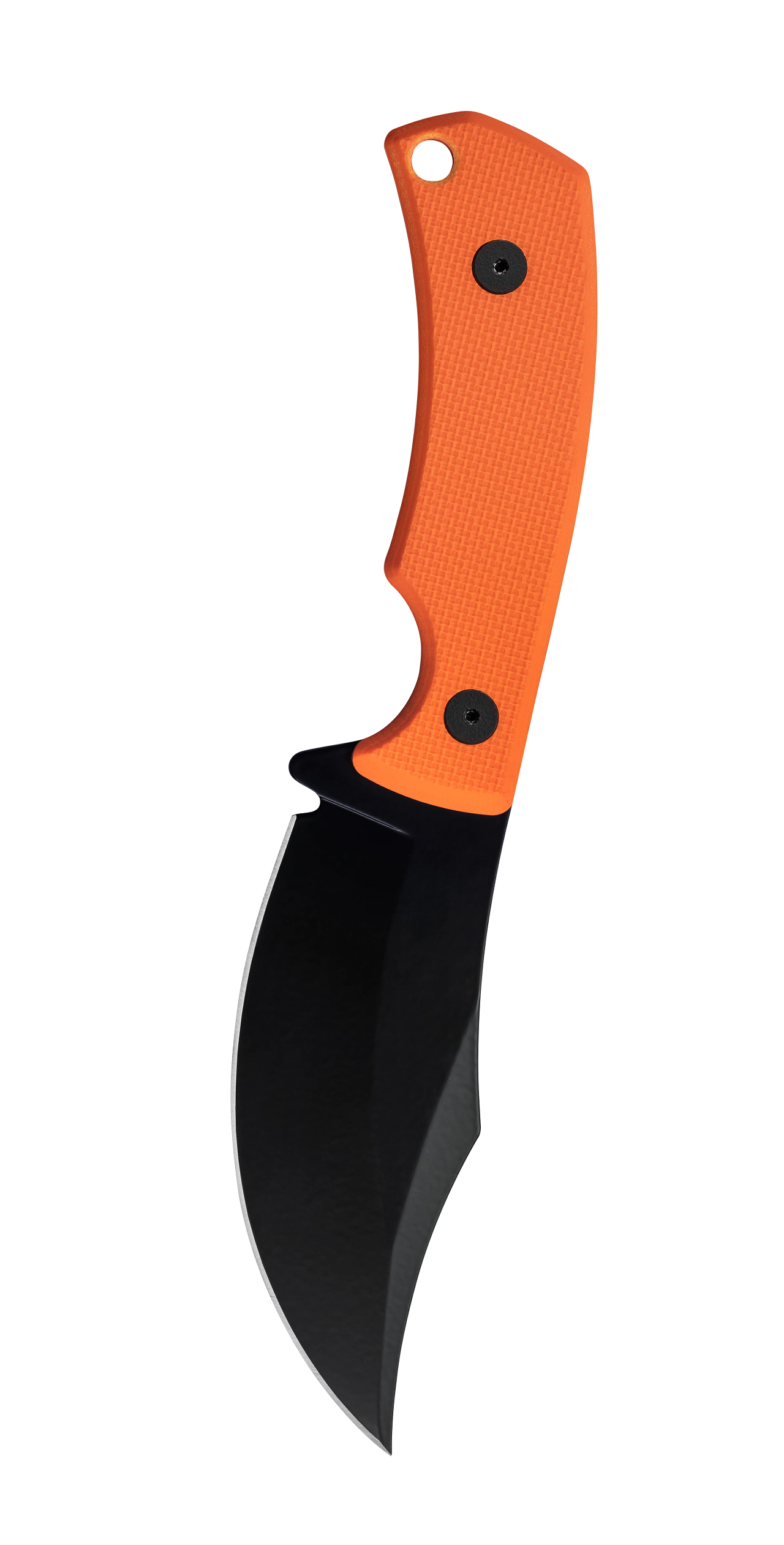 G-10 Hunter Orange Textured Fixed Blade w/Sheath