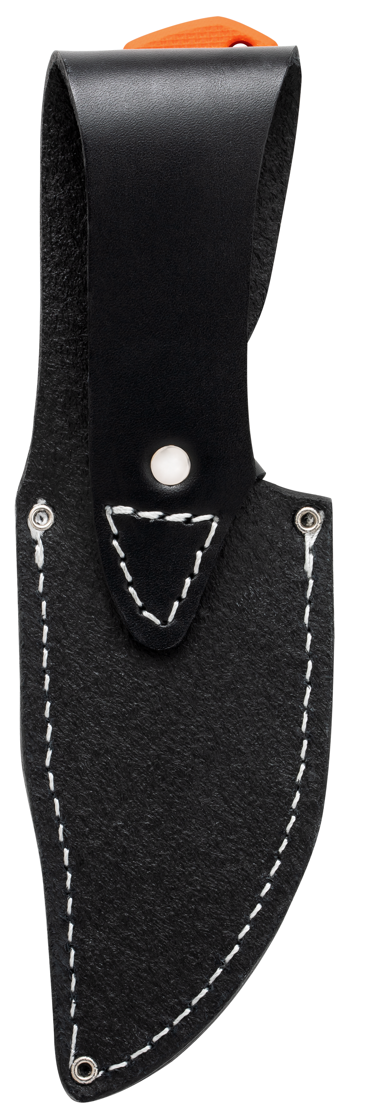 G-10 Hunter Orange Textured Fixed Blade w/Sheath