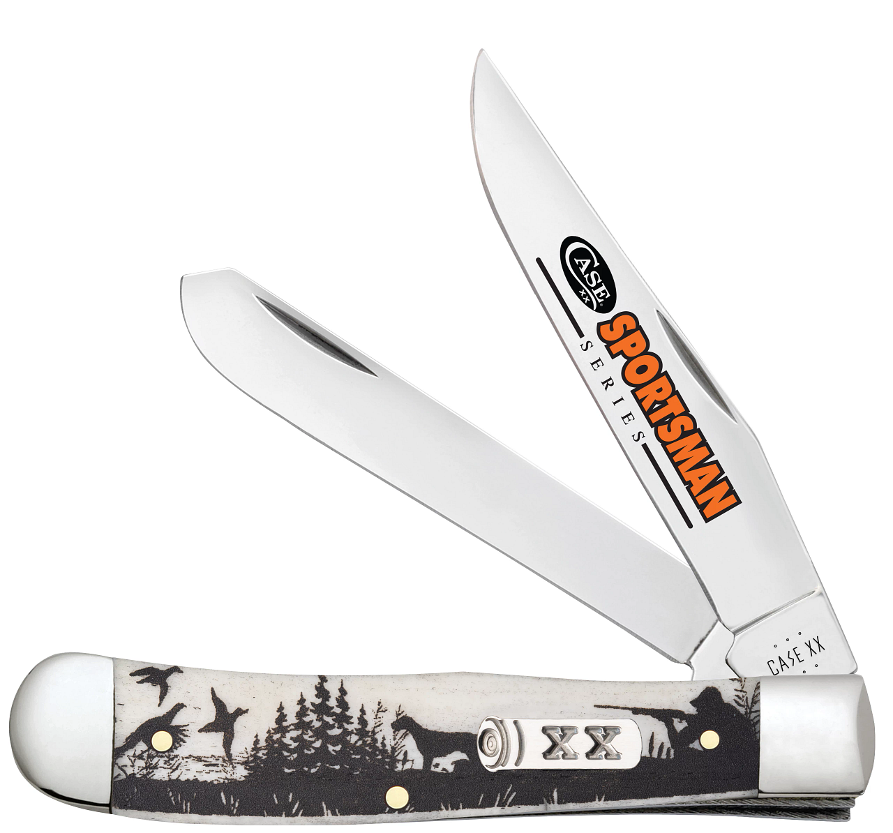 Sportsman Series Hunter Embellished Smooth Natural Bone Trapper - Birddog