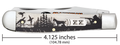 Sportsman Series Hunter Embellished Smooth Natural Bone Trapper - Birddog