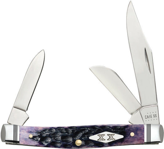 Purple Bone Jigged Medium Stockman