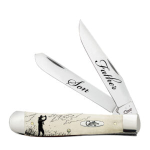 Father & Son Smooth Natural Bone Trapper Gift Set