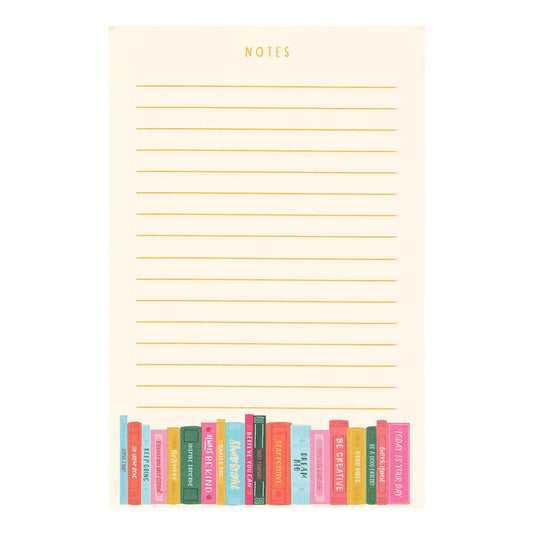 Affirmations Bookshelf 4x6 Notepad