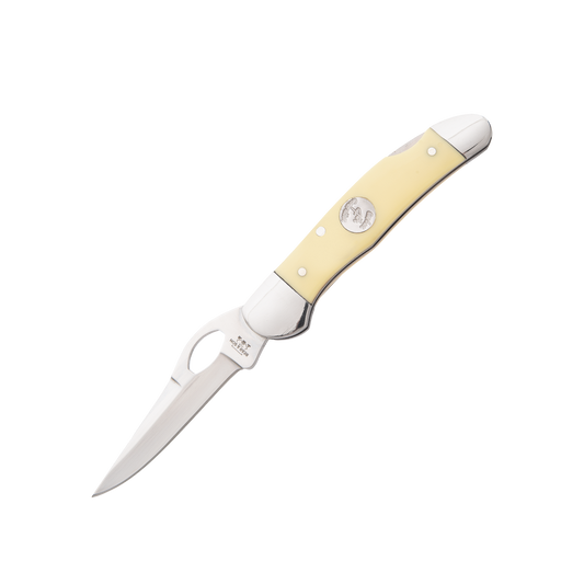 3 3/4″ Yellow Delrin Locking Cowhand™ W/ Pocket Clip