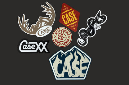 6 pk  various design vinyl case stickers