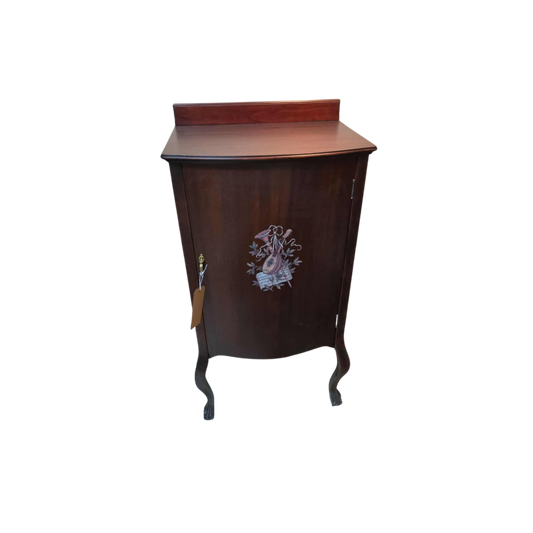 Antique Mahogany Sheet Music Cabinet