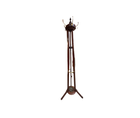 Antique Mahogany Revolving Hat Rack