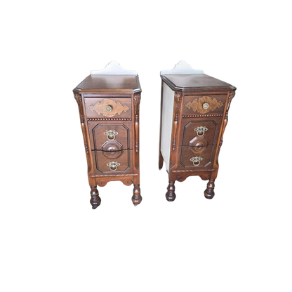 Two-Tone Depression Night Stands