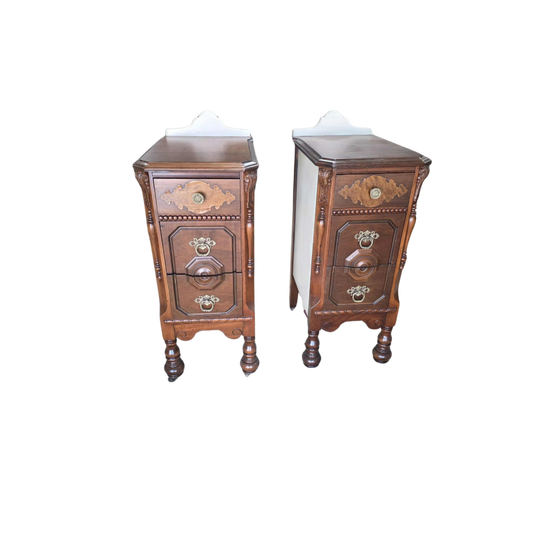 Two-Tone Depression Night Stands