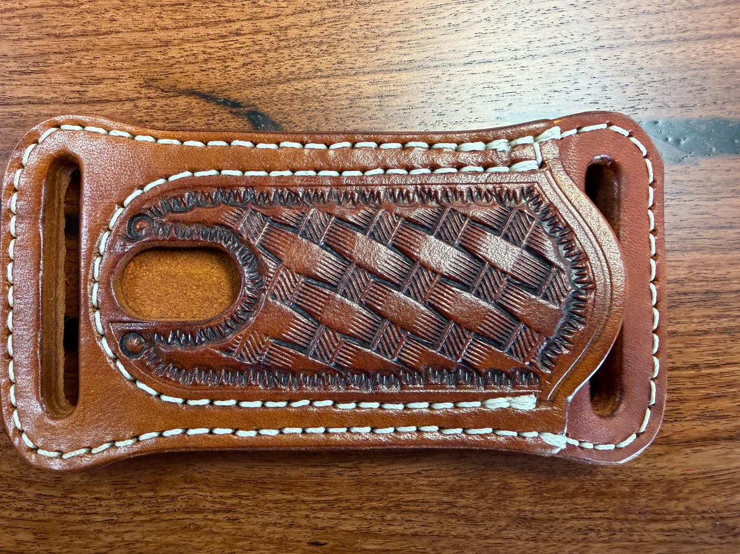 #4 Leather Horizontal Sheath for Trapper