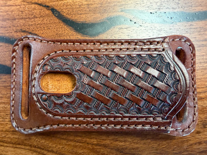 #4 Leather Horizontal Sheath for Trapper