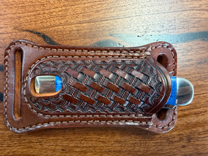 #4 Leather Horizontal Sheath for Trapper