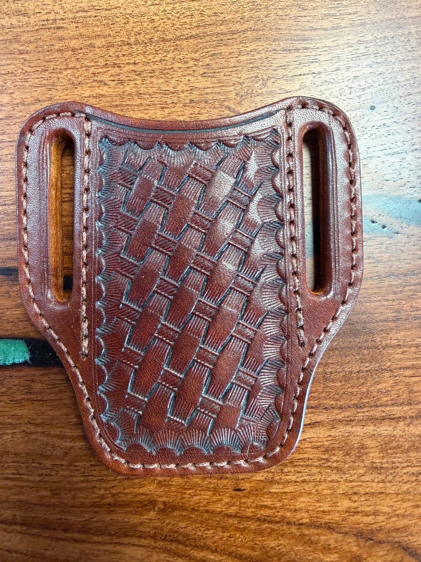 #10 Leather Sheath – Fits Folding Hunter | Hand Made