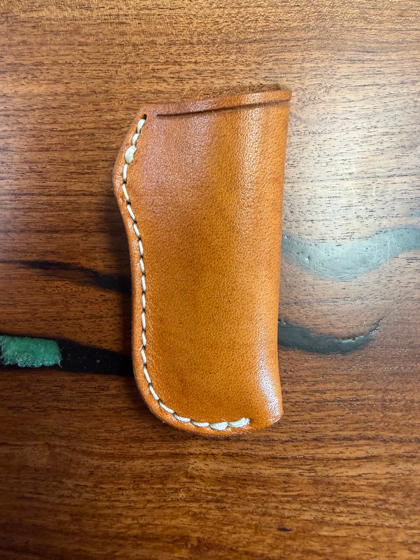 #13 Vertical Leather Sheath – Fits Sod Buster Jr | Hand Made