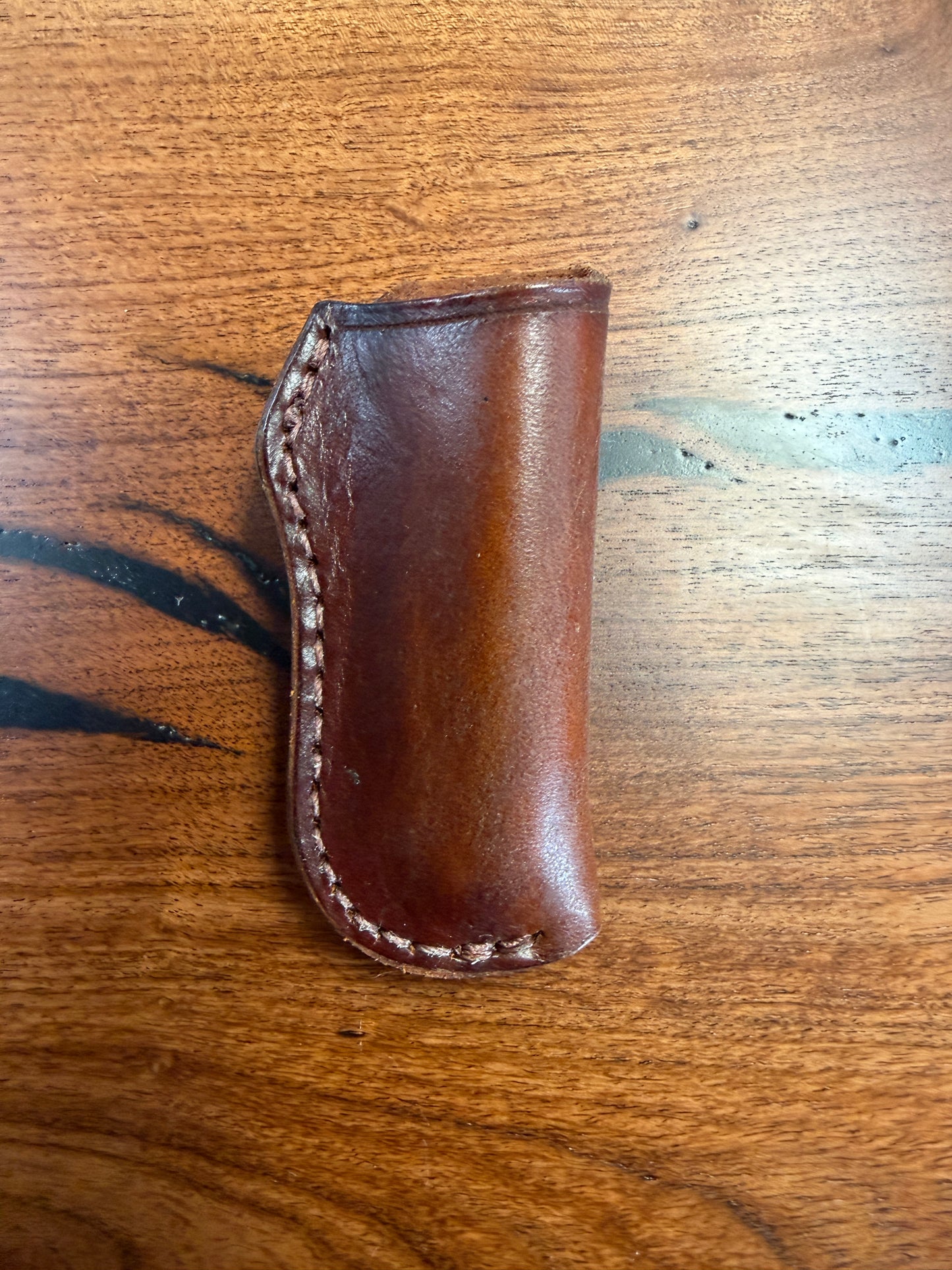#13 Vertical Leather Sheath – Fits Sod Buster Jr | Hand Made