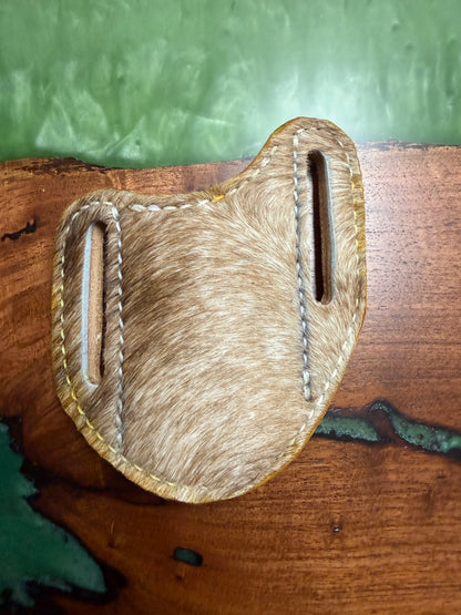 #18 Pancake style sheath fits Trapper, full size Copper Lock