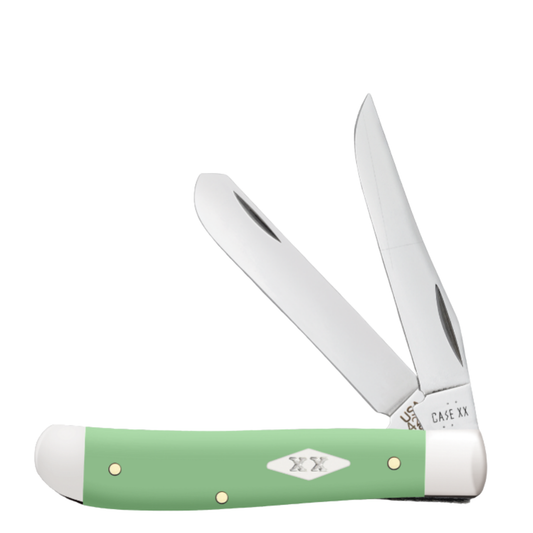 Mint Green Synthetic Smooth Mini Trapper