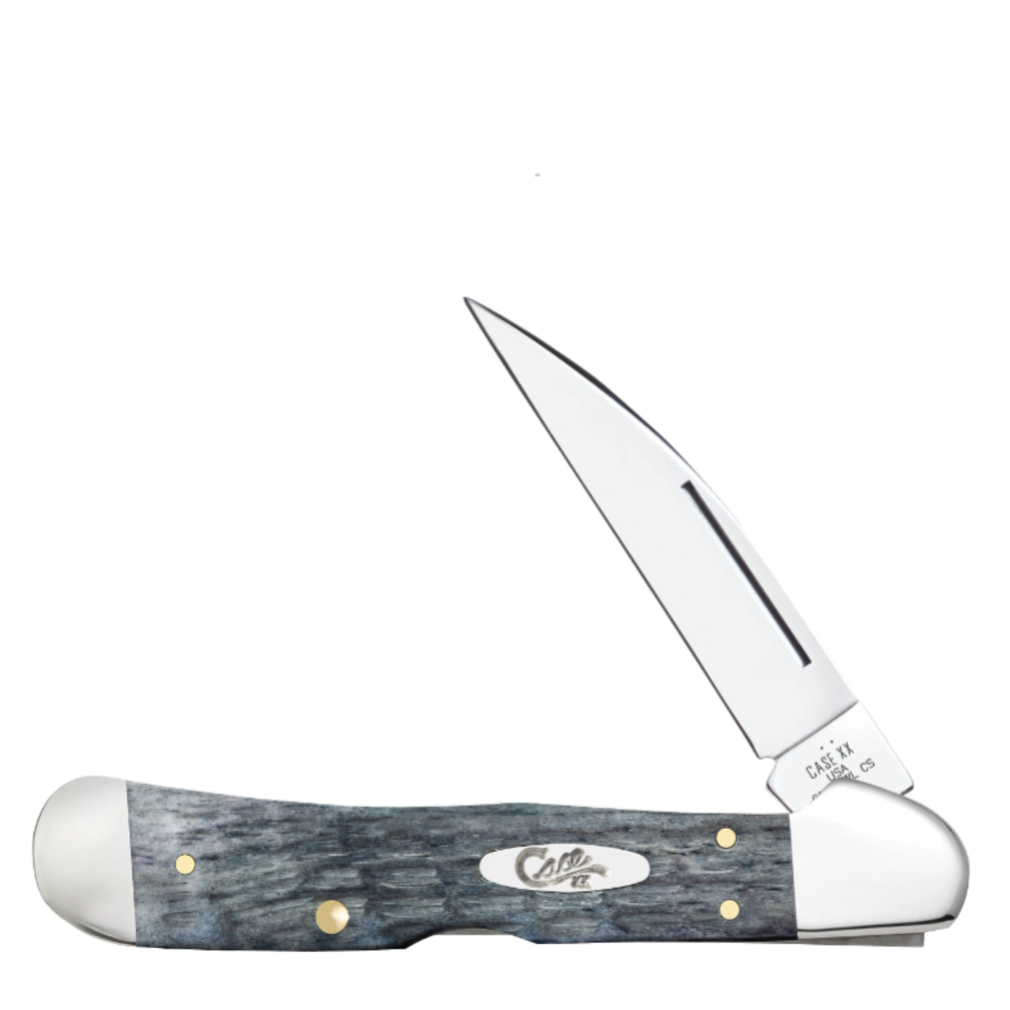 Pocket Worn Grey Bone Copperlock