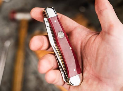 Boker Germany Treebrand 1095 Trapper Smooth Red Bone