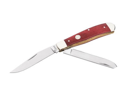 Boker Germany Treebrand 1095 Trapper Smooth Red Bone