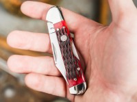 Boker Treebrand Copperhead Backlock Red