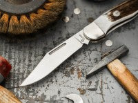 Boker Germany Treebrand Locking Hunter One Blade Stag D2