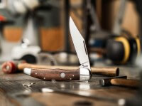 Boker Germany Treebrand Locking Hunter One Blade Wood D2