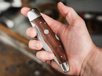 Boker Germany Treebrand Locking Hunter One Blade Wood D2