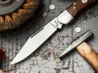 Boker Germany Treebrand Locking Hunter One Blade Wood D2