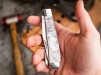 Boker Germany Treebrand Trapper Faux Mother Of Pearl