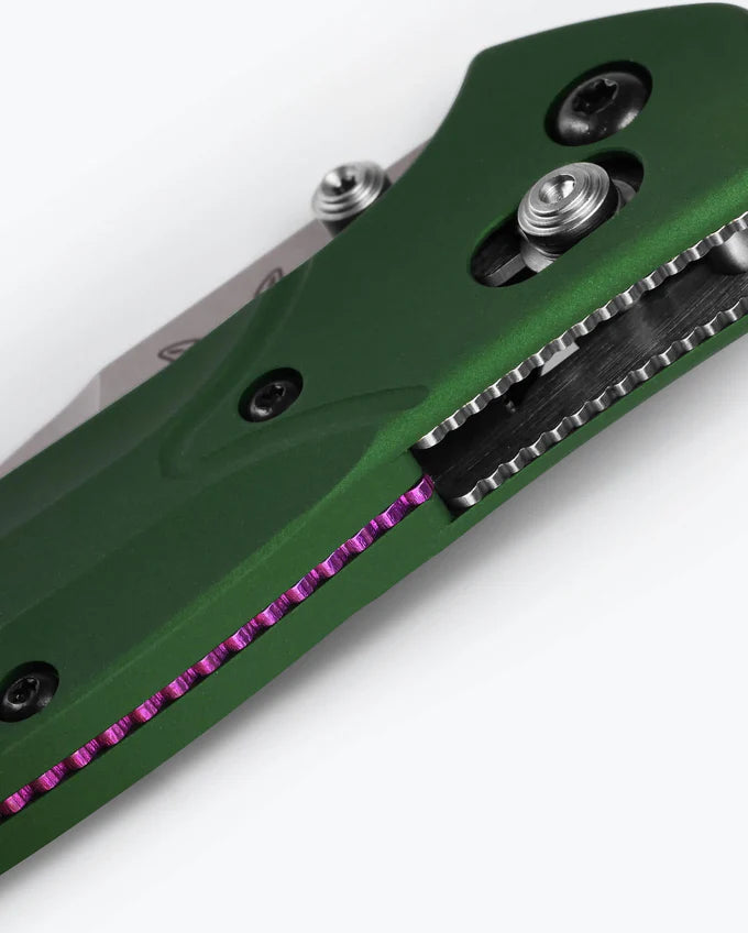Osborne Reverse Tanto | Green Aluminum