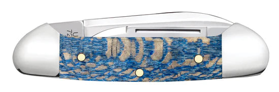 Smooth Blue Sycamore Wood Baby Butterbean