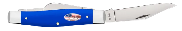 Large Stockman Royal Blue Synthetic 16405 Stainless Pocket Knife