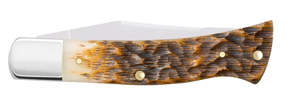 Case XX™ Axe Peach Seed Jig Amber Bone 10799 Stainless Pocket Knife