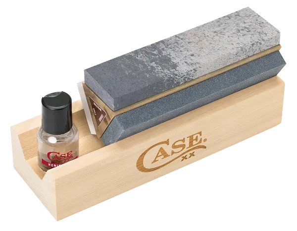 ~ Click Images to Enlarge ~  Case XX™ Knives Tri Hone 50305 Knife and Tool Sharpening Stone Kit