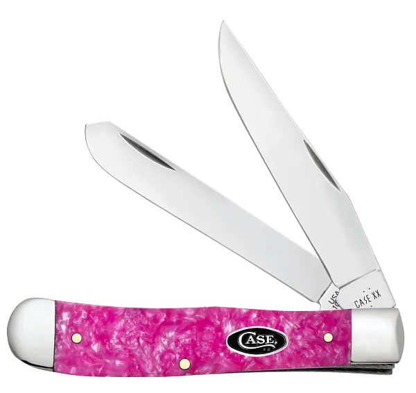 Case XX™ Trapper Pink Crackle Kirinite 16160 Stainless Pocket Knife