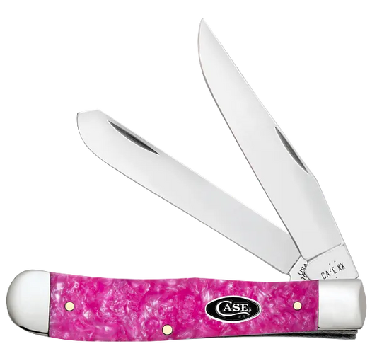 Case XX™ Trapper Pink Crackle Kirinite 16160 Stainless Pocket Knife