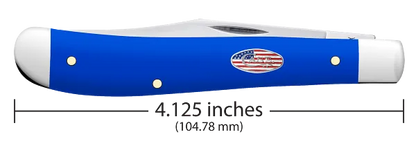 Slimline Trapper Royal Blue Synthetic 16403 Stainless Pocket Knife